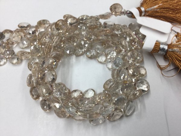 Imperial Topaz Hearts Faceted