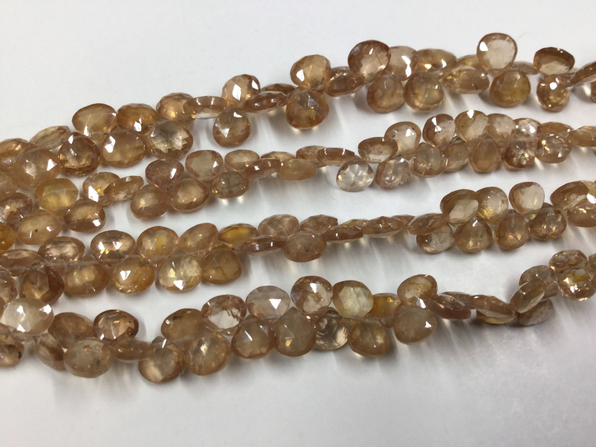 Zircon Hearts Faceted