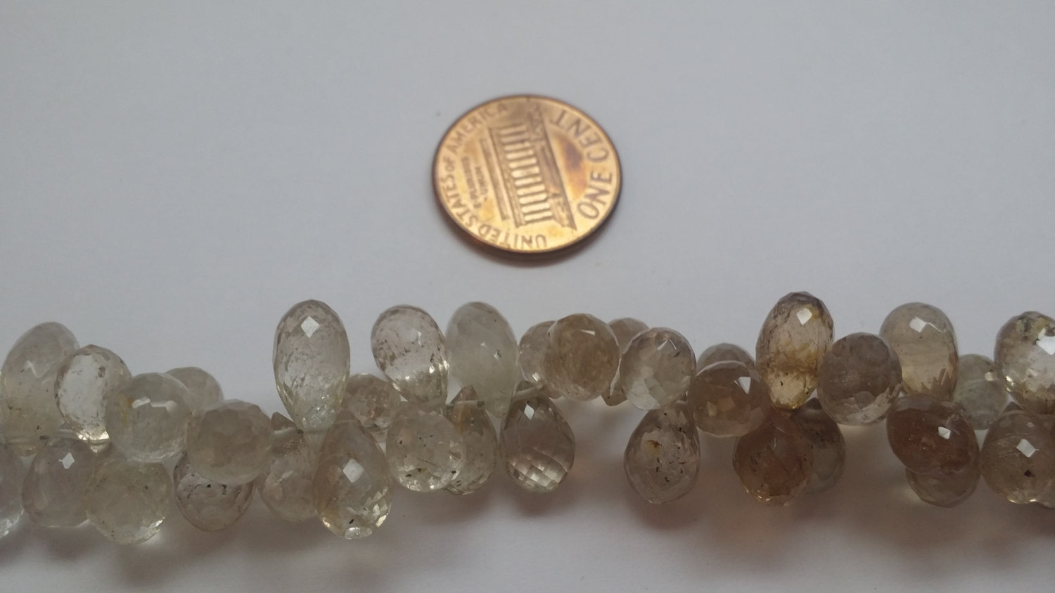 Imperial Topaz Hydro Quartz Drops (NATURAL)