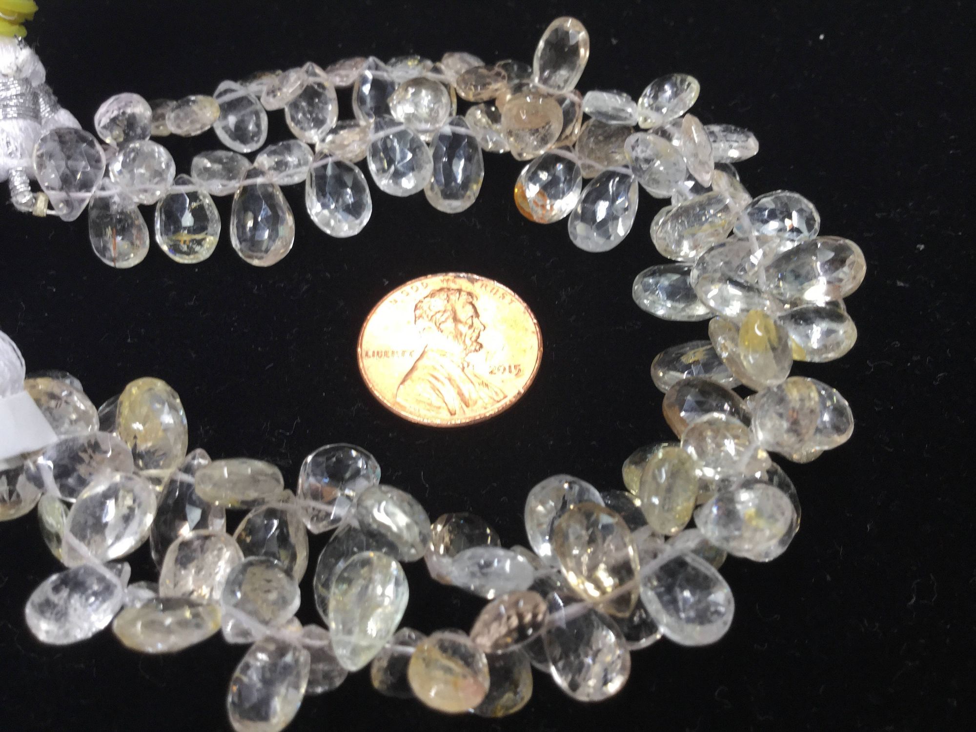 Imperial Topaz Pears Faceted