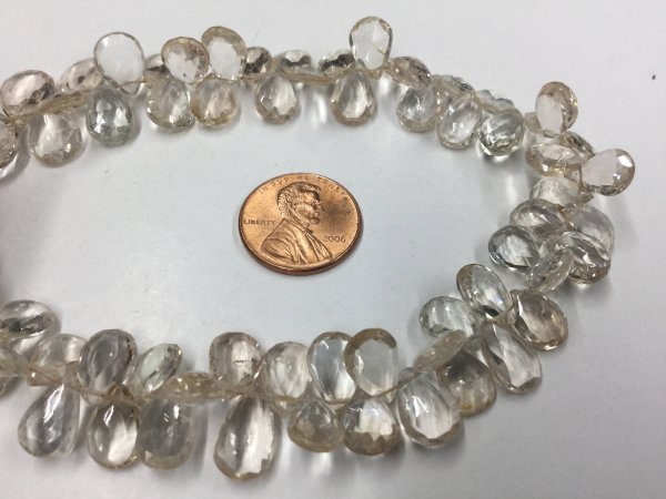 Imperial Topaz Pears Faceted