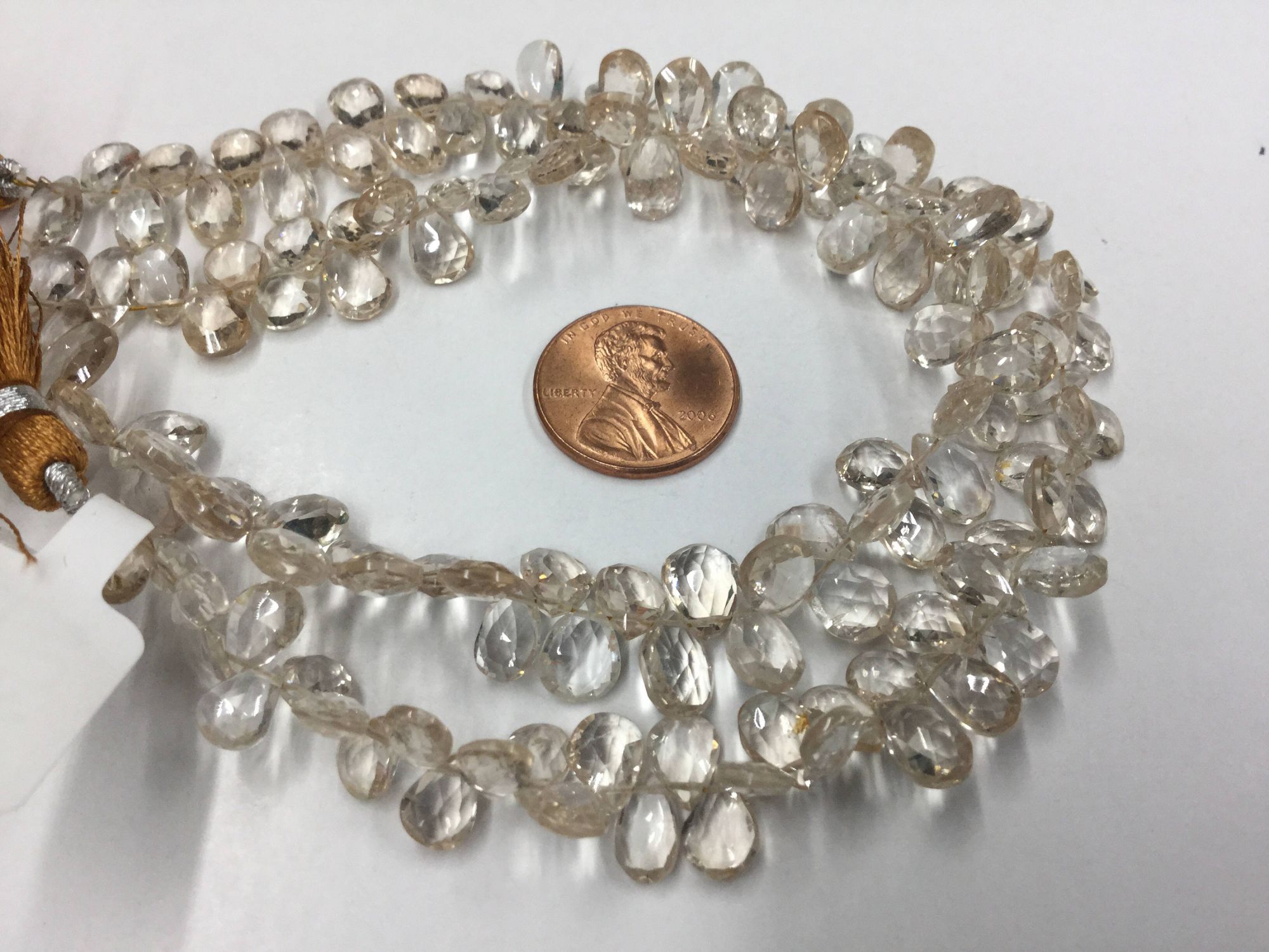 Imperial Topaz Pears Faceted
