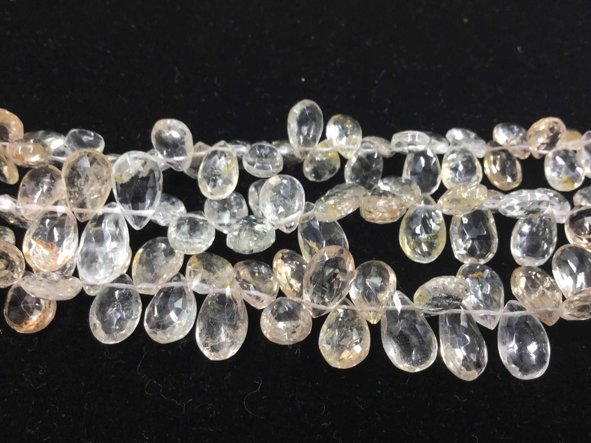 Imperial Topaz Pears Faceted