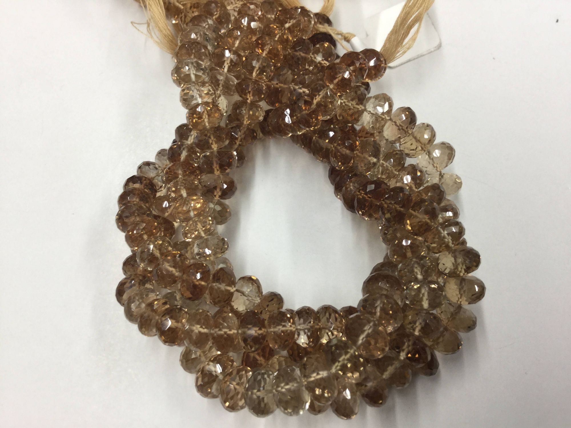 Imperial Topaz Rondelles Faceted