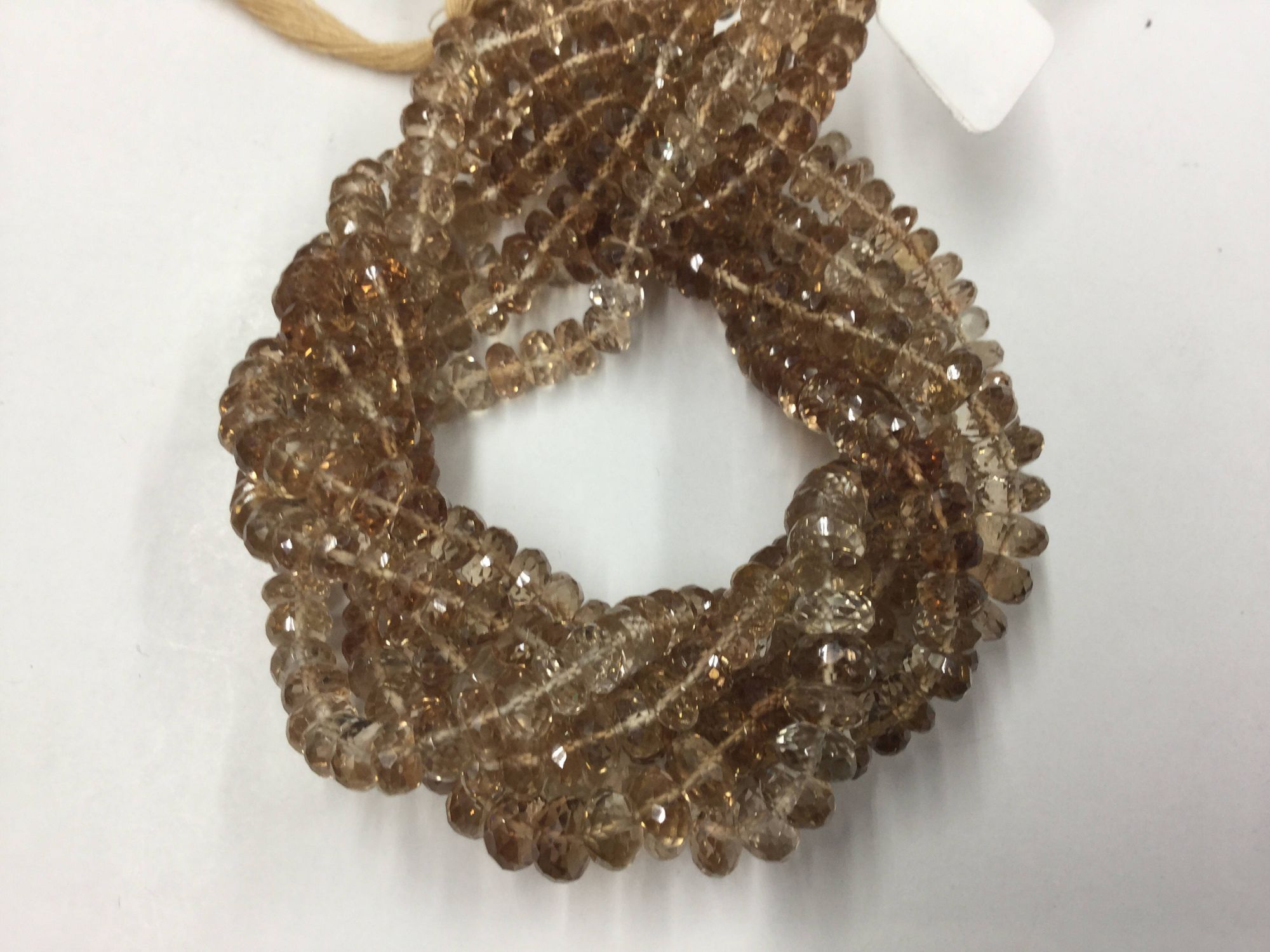 Imperial Topaz Rondelles Faceted
