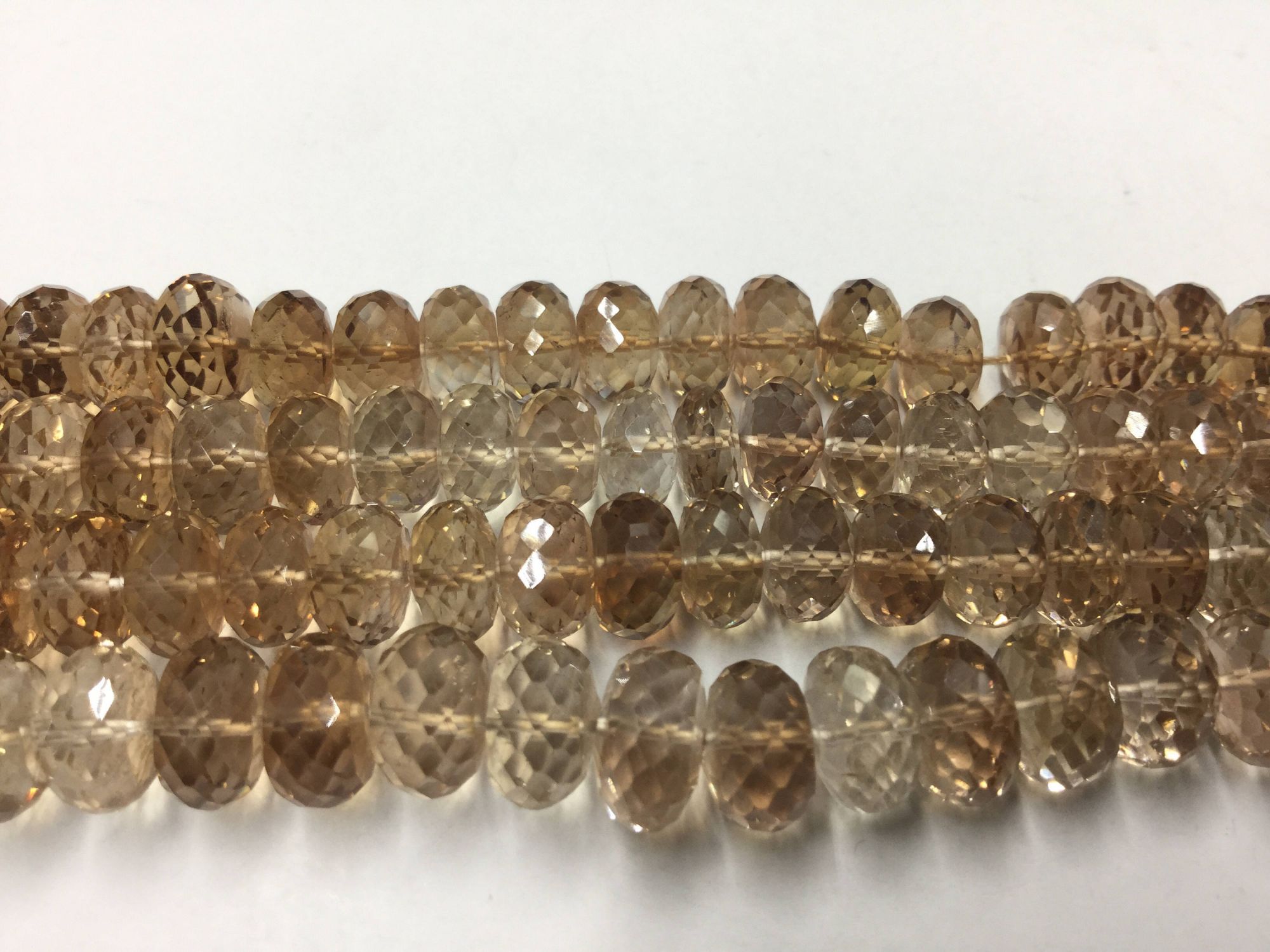 Imperial Topaz Rondelles Faceted