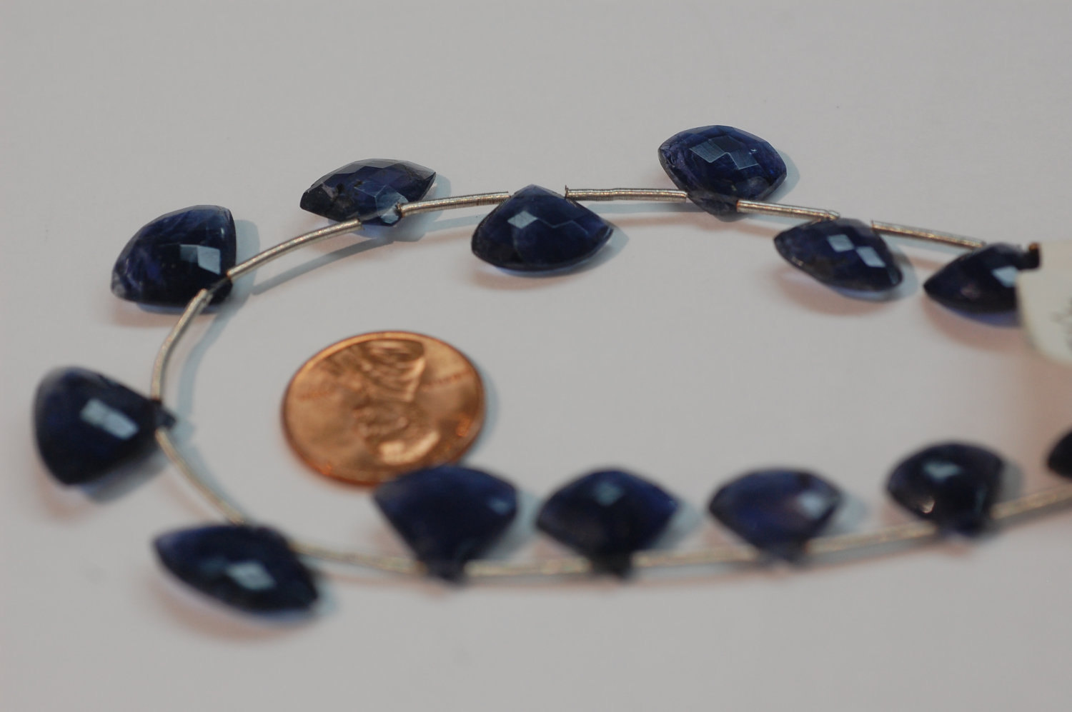Iolite Fan Cut Faceted