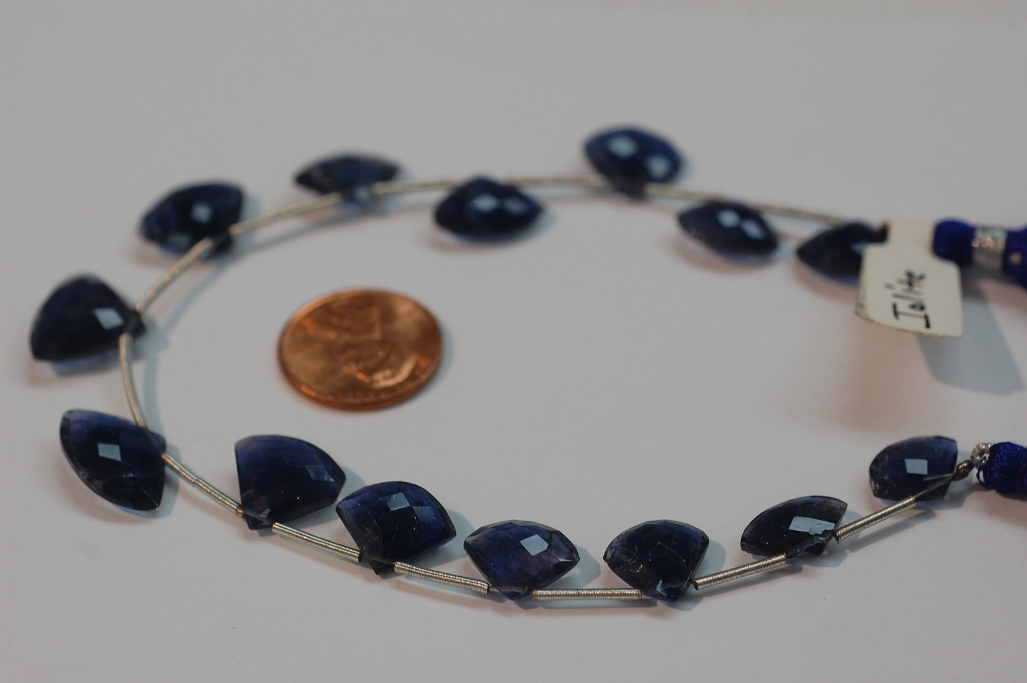 Iolite Fan Cut Faceted
