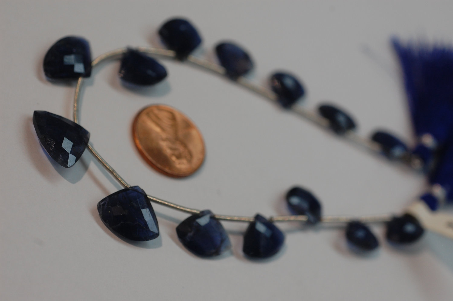 Iolite Fan Cut Faceted