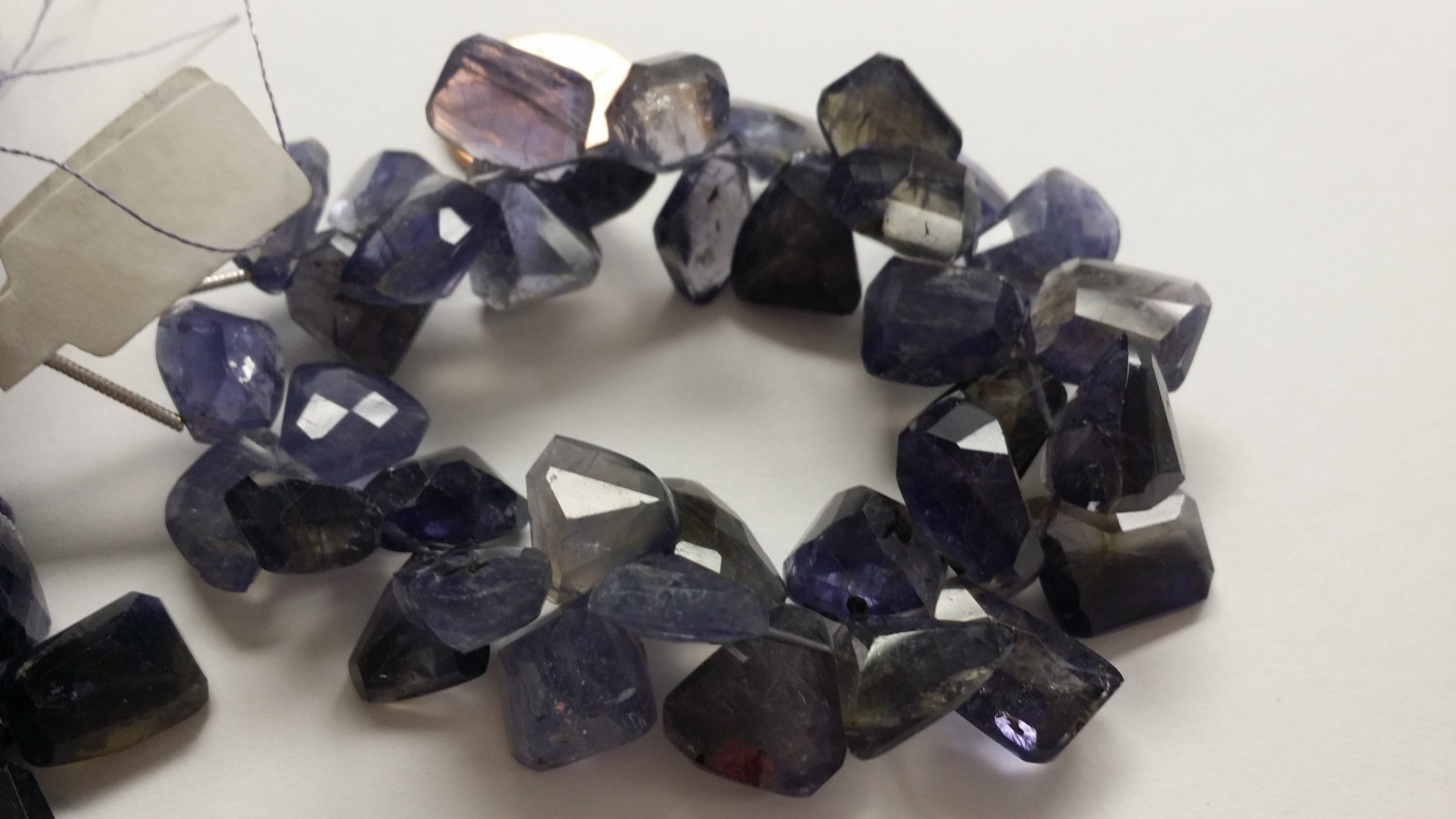 Iolite Funky Cut Faceted