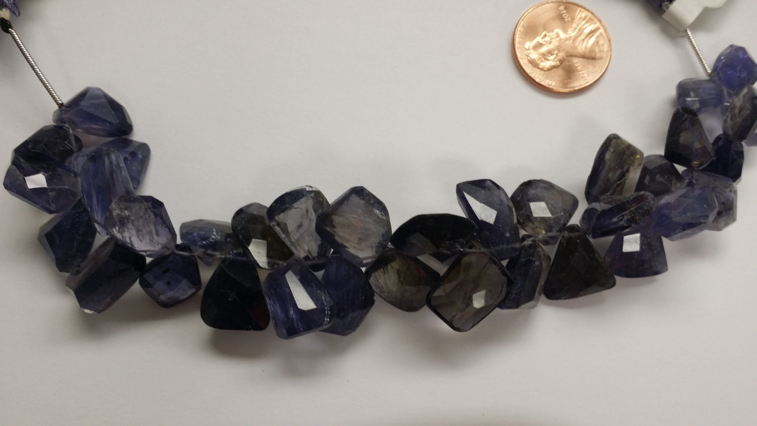Iolite Funky Cut Faceted