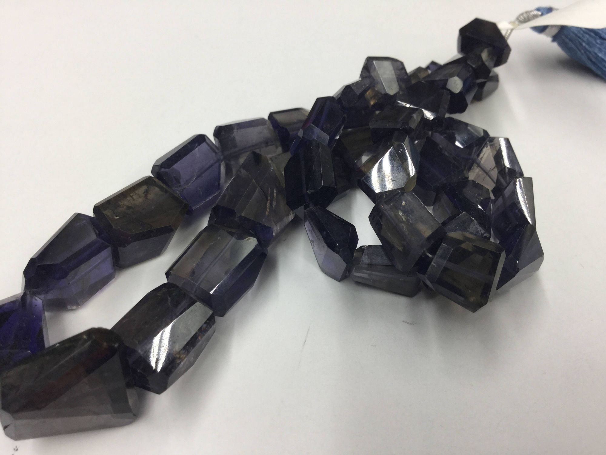 Iolite Nuggets Faceted