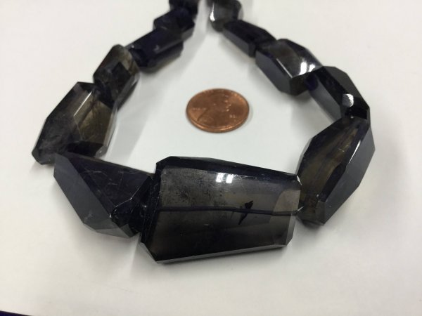 Iolite Nuggets Faceted