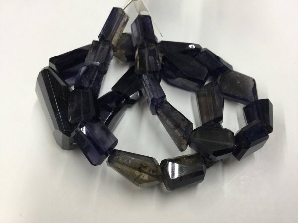 Iolite Nuggets Faceted