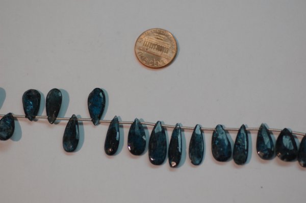 Kyanite Long Pear Faceted