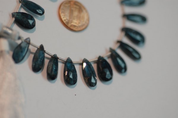 Kyanite Long Pear Faceted