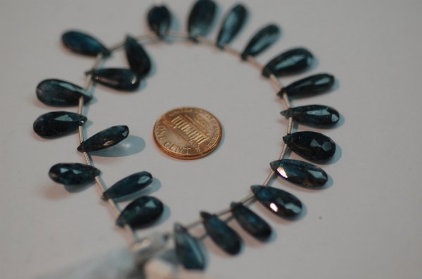 Kyanite Long Pear Faceted
