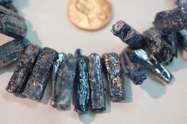 Kyanite Natural Funky Cut (Platinum Polished)