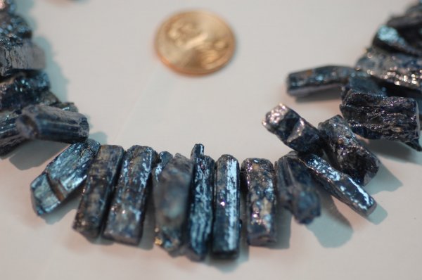 Kyanite Natural Funky Cut (Platinum Polished)