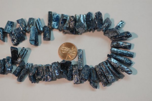 Kyanite Natural Funky Cut (Platinum Polished)