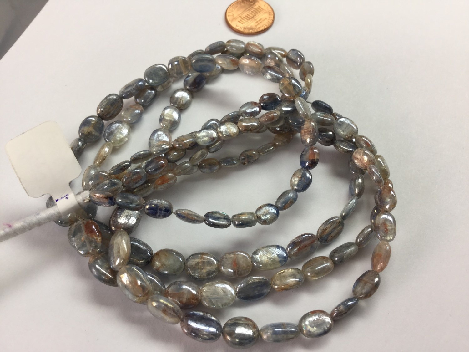 Kyanite Ovals Smooth Graduated