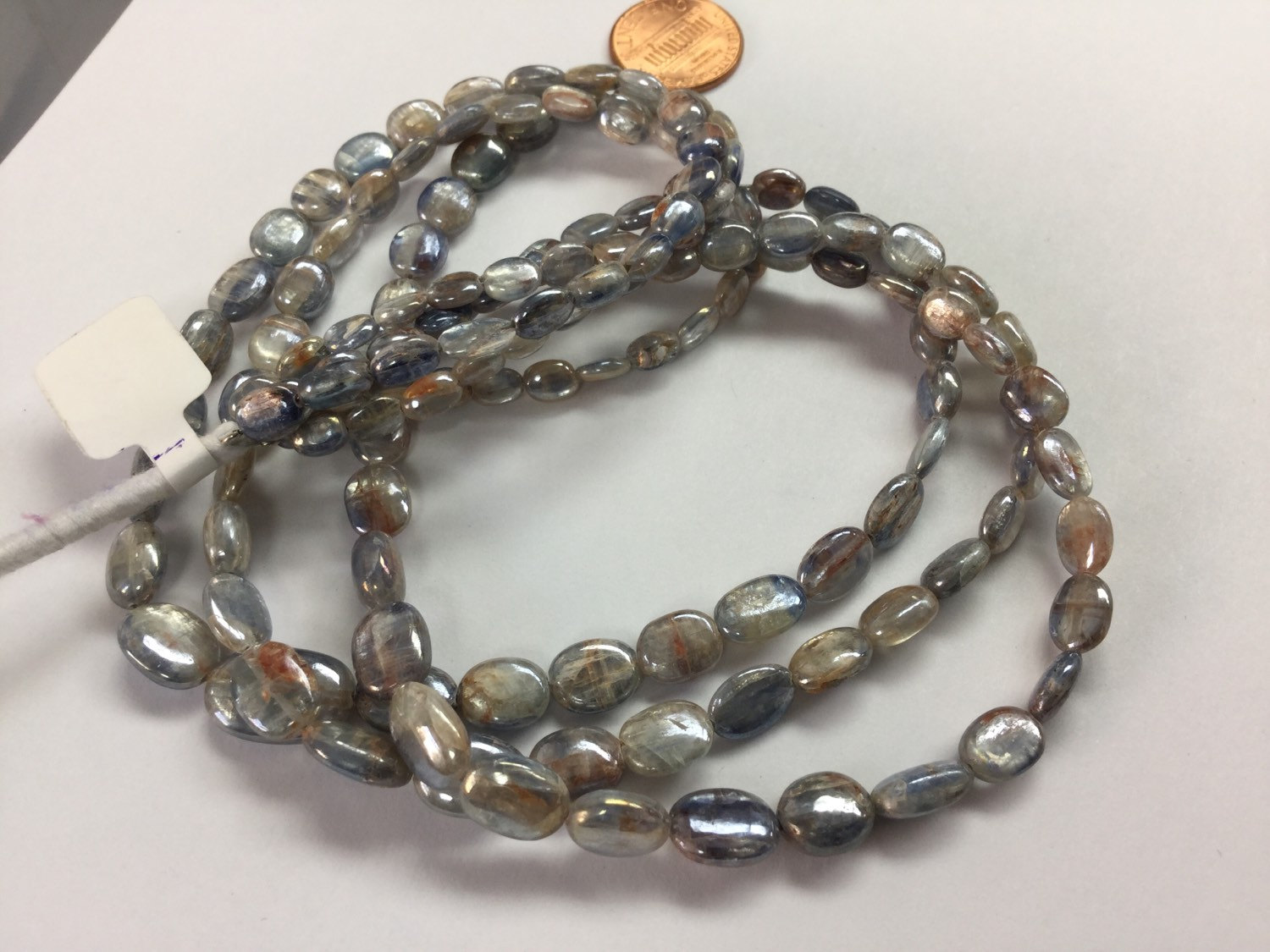 Kyanite Ovals Smooth Graduated
