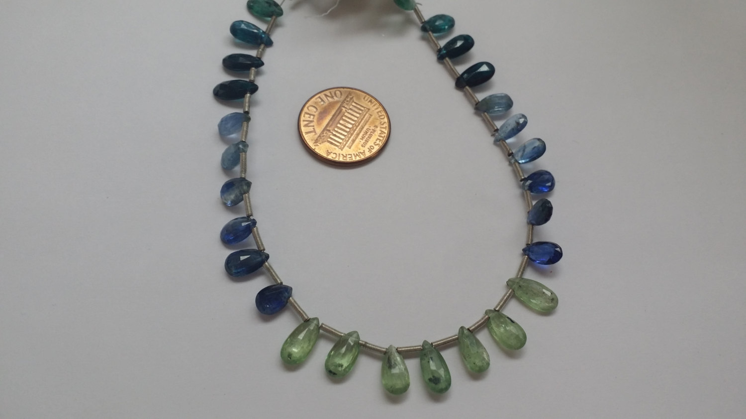 Kyanite Pear Faceted Small (NATURAL)