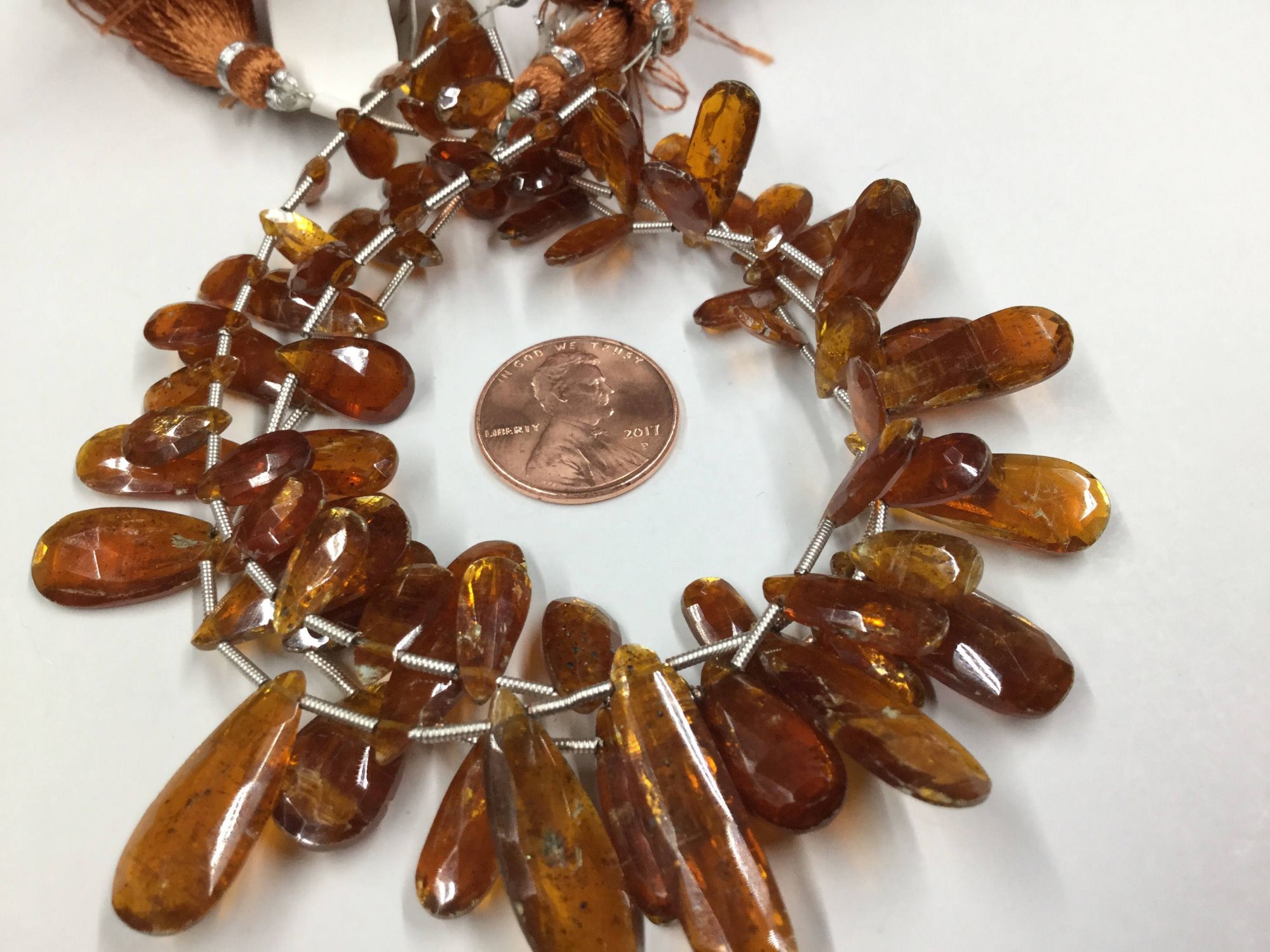 Kyanite Pears Faceted
