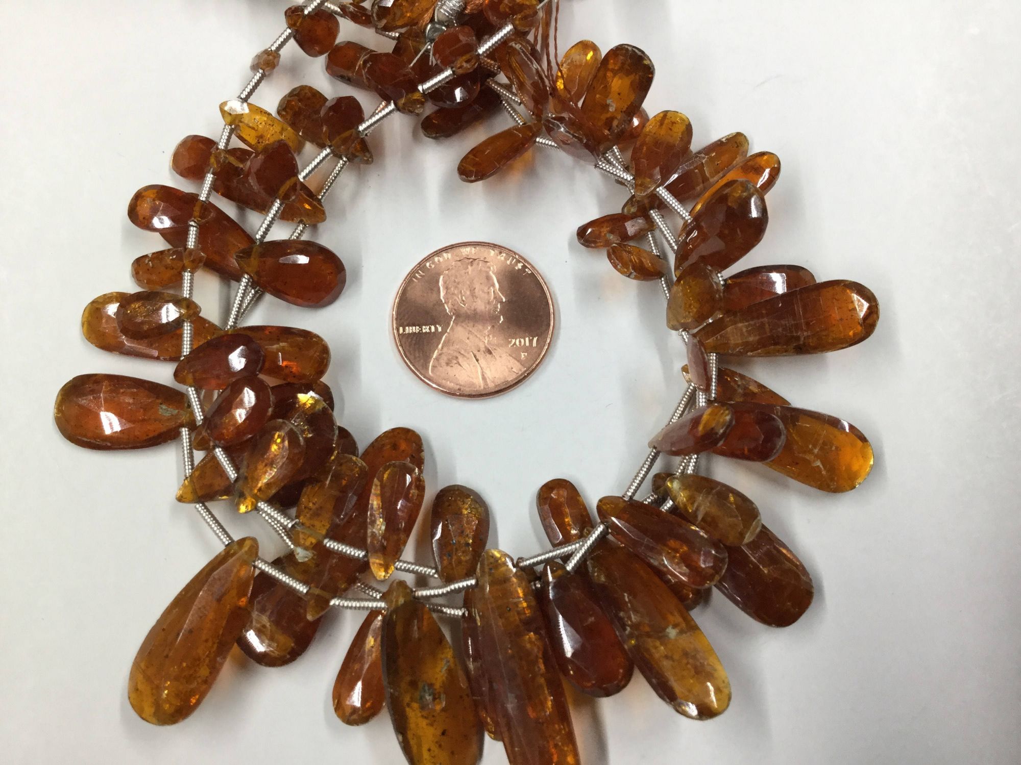 Kyanite Pears Faceted