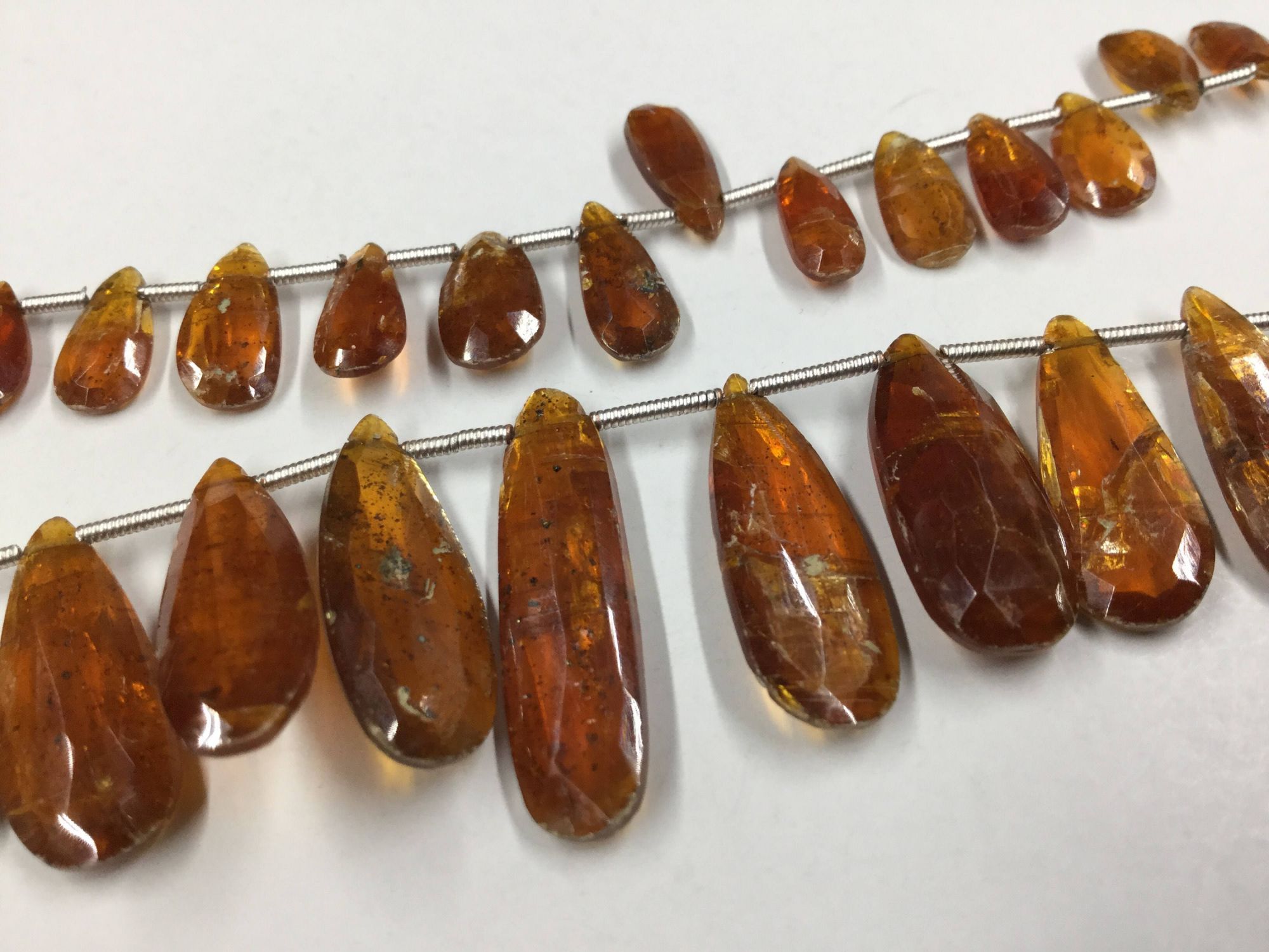 Kyanite Pears Faceted