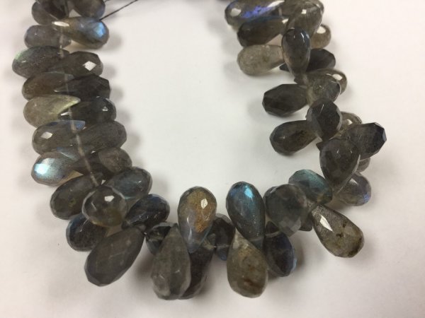 Labradorite Drops Faceted