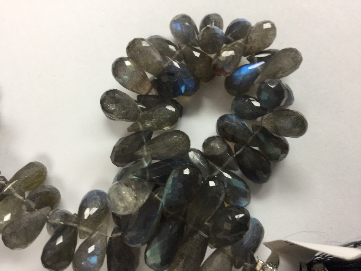 Labradorite Drops Faceted