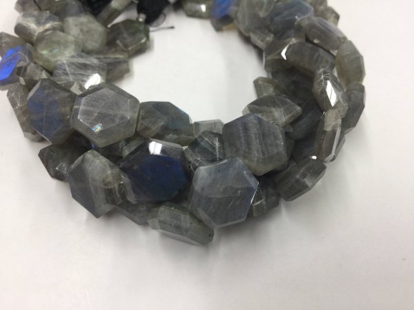 Labradorite Hexagon Faceted