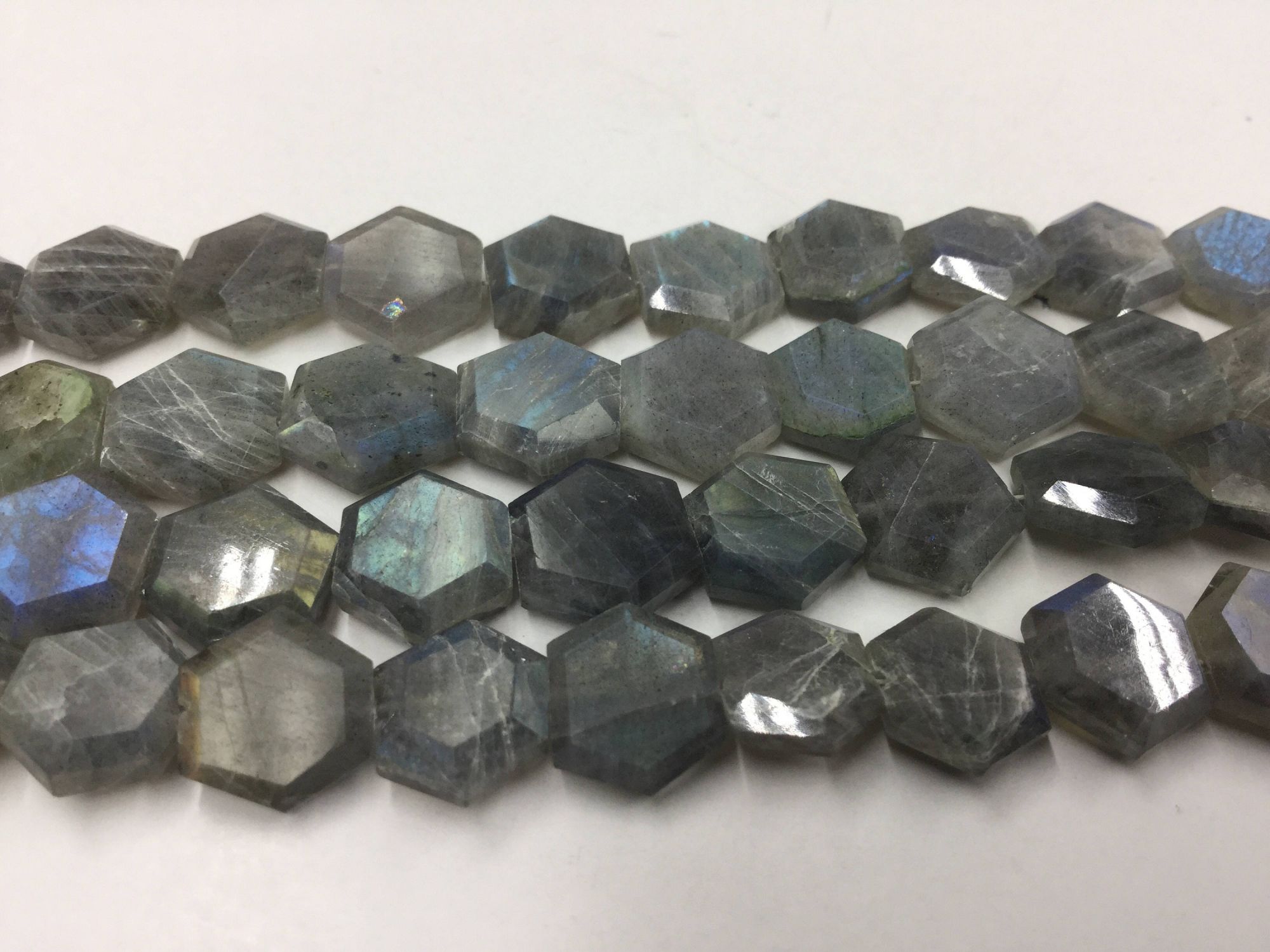 Labradorite Hexagon Faceted