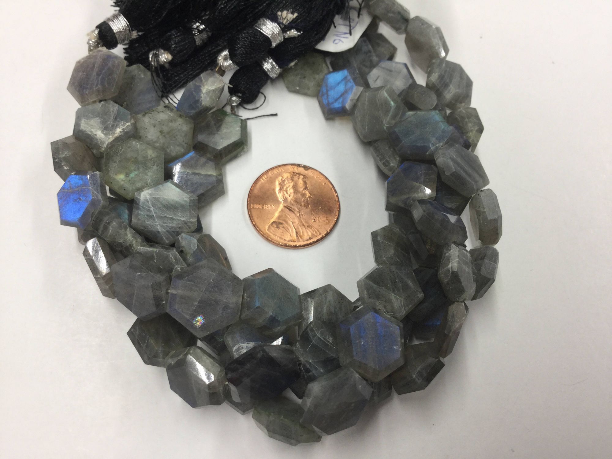 Labradorite Hexagon Faceted