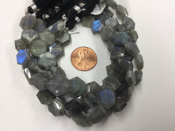Labradorite Hexagon Faceted