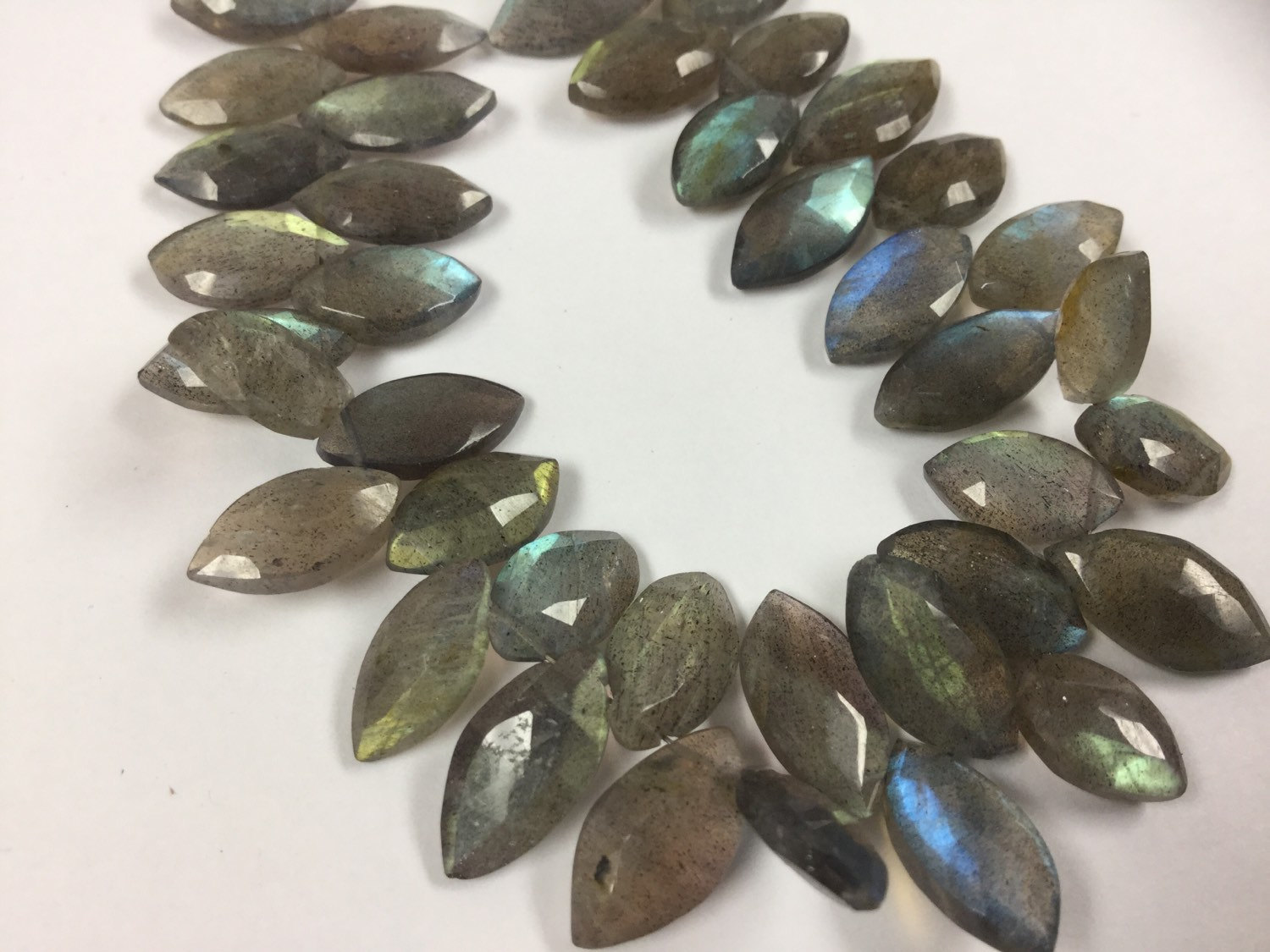 Labradorite Marquise Faceted