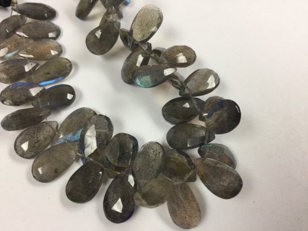 Labradorite Pears Faceted