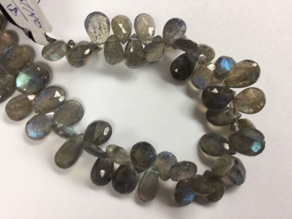 Labradorite Pears Faceted