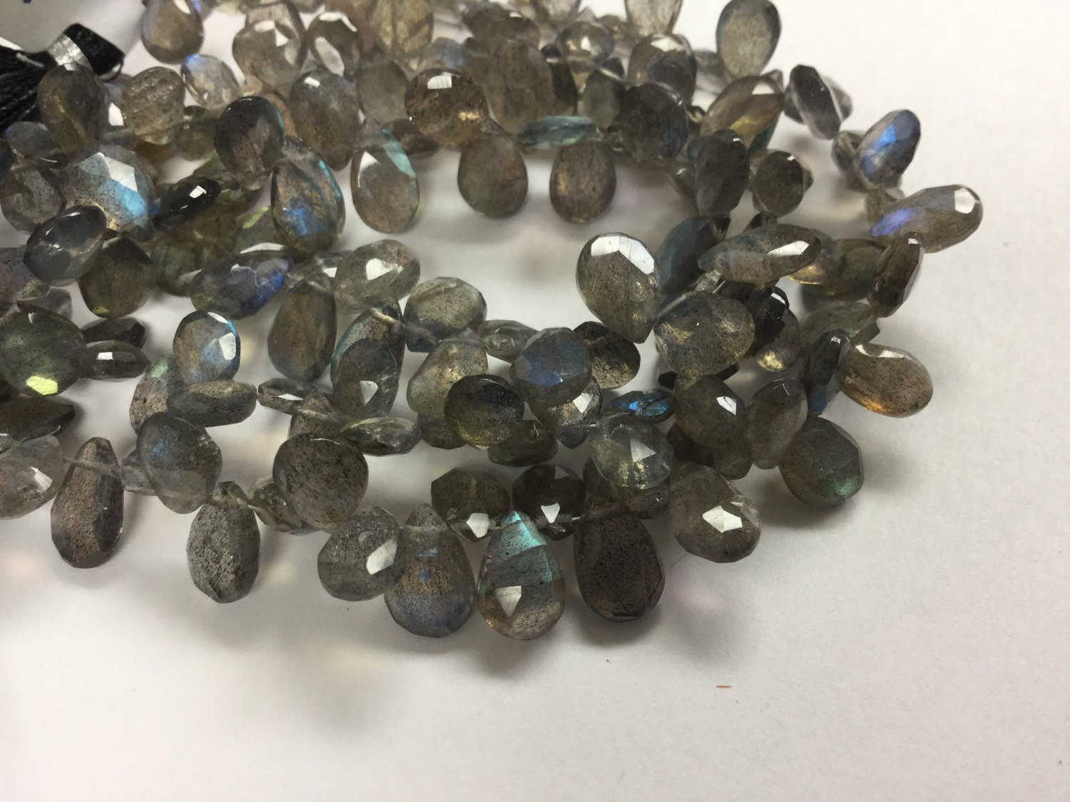 Labradorite Pears Faceted