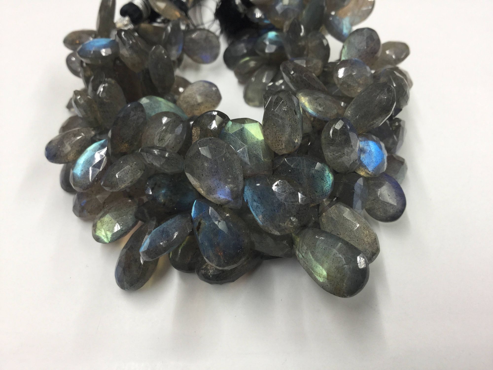 Labradorite Pears Faceted