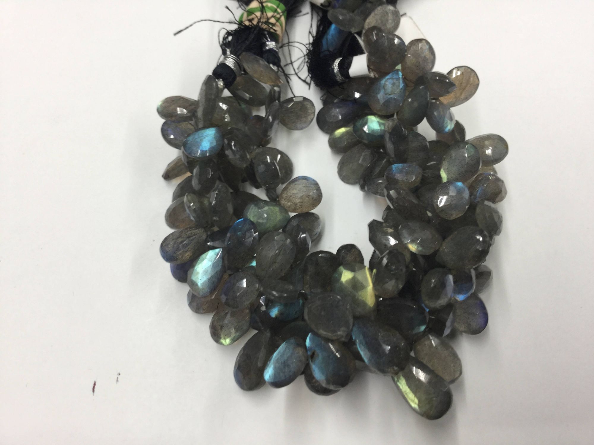 Labradorite Pears Faceted
