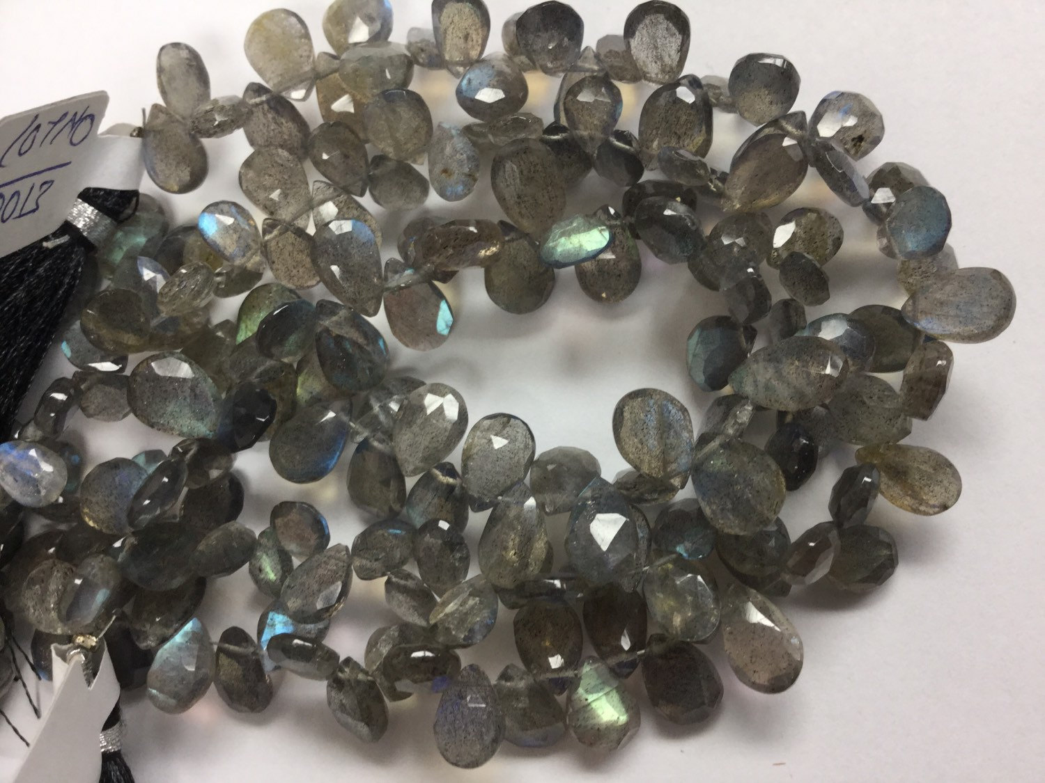 Labradorite Pears Faceted