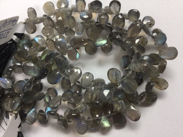 Labradorite Pears Faceted