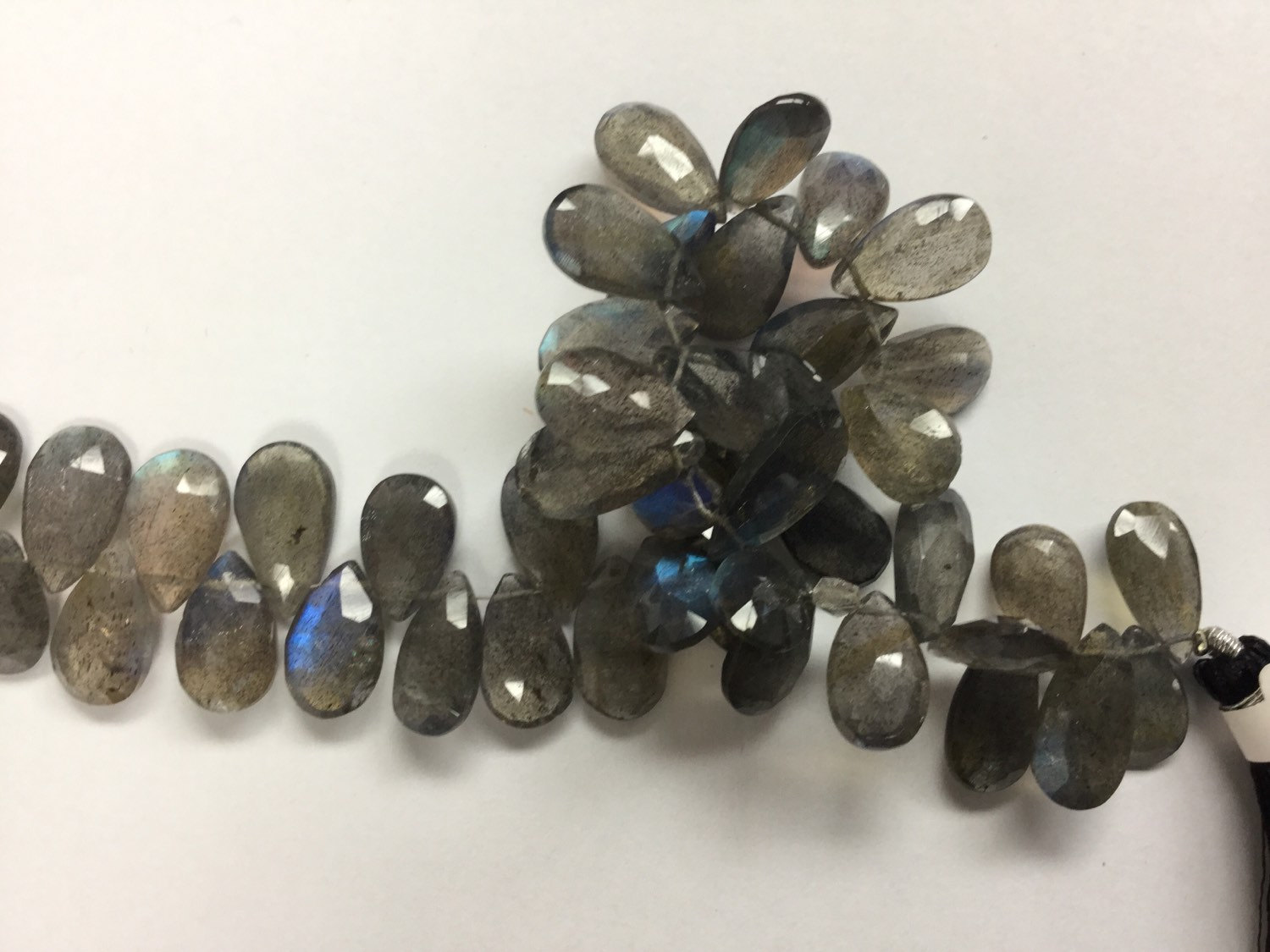 Labradorite Pears Faceted