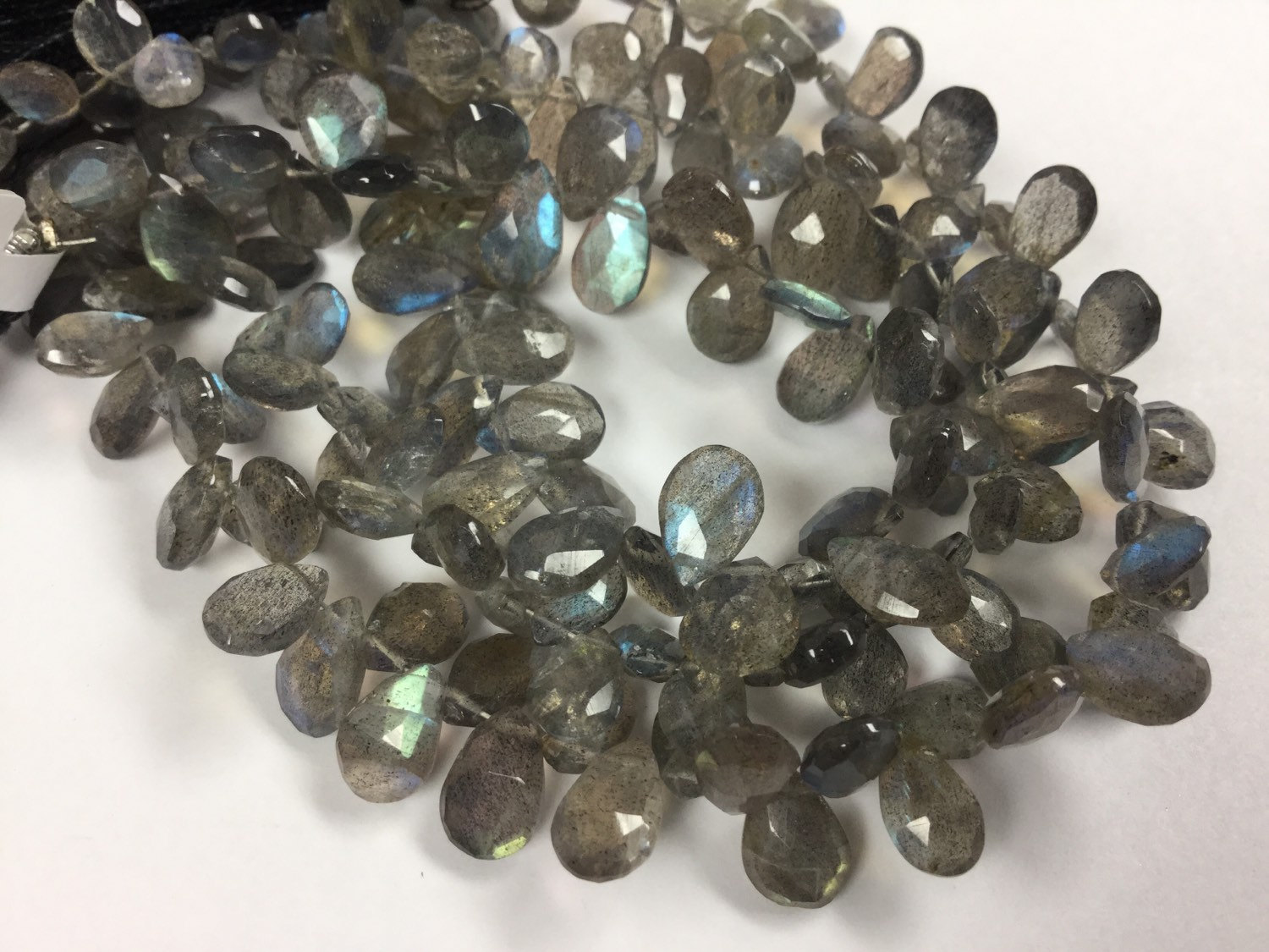 Labradorite Pears Faceted