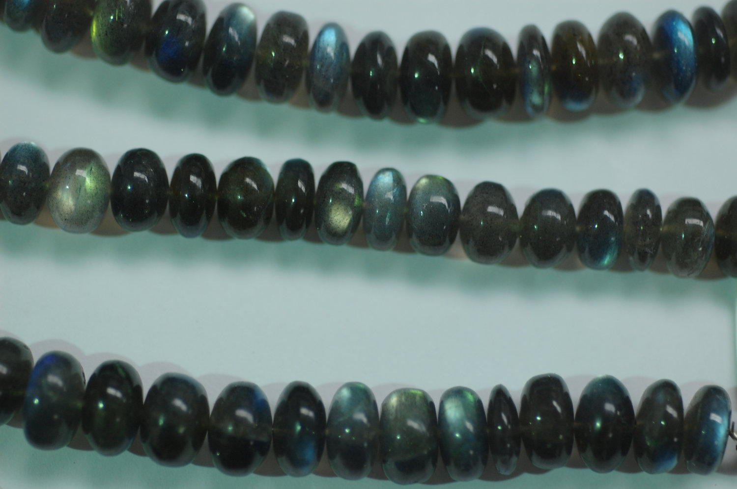 Labradorite Rondelle Smooth