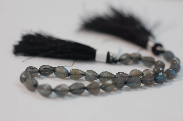 Labradorite Straight Drill Drops Faceted