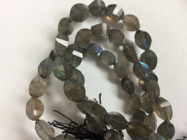 Labradorite Twisted oval Faceted