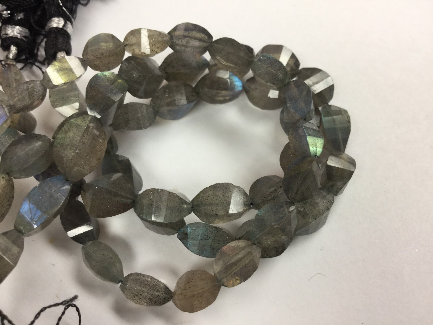 Labradorite Twisted oval Faceted